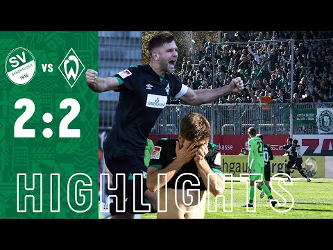 HIGHLIGHTS: Ausgerechnet Niclas Füllkrug! | SV Sandhausen - SV Werder Bremen 2:2