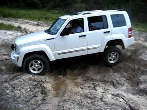 2008 Jeep Liberty KK Off-Roading w/ Rock Krawler Lift Kit