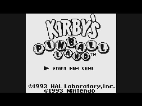 Kirby's Pinball Land Game Boy