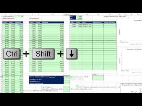 Excel Statistical Analysis 01 Data Statistics