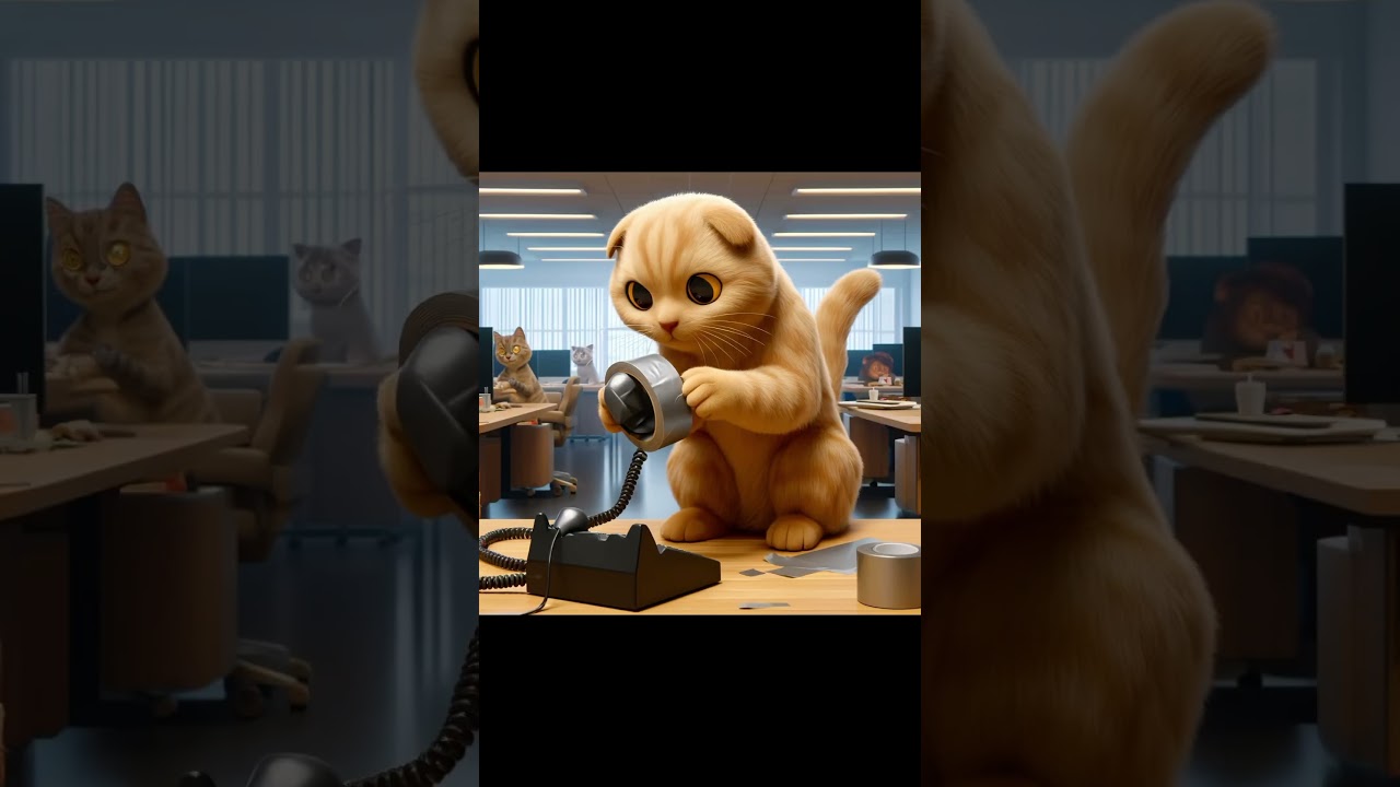 Cats fighting over a difference of opinion #cutecat #catcute #funnycats #catholic #catbattle