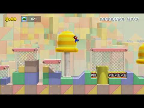 3D Wonder World: the lost 1-Up by T.V. YT - Super Mario Maker 2 - No Commentary 1ca