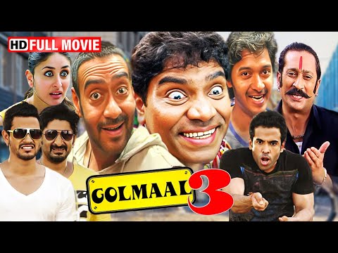 Golmaal 3 (2010) Movie HD | Ajay Devgn, Kareena Kapoor, Arshad Warsi | Nonstop Comedy Blockbuster