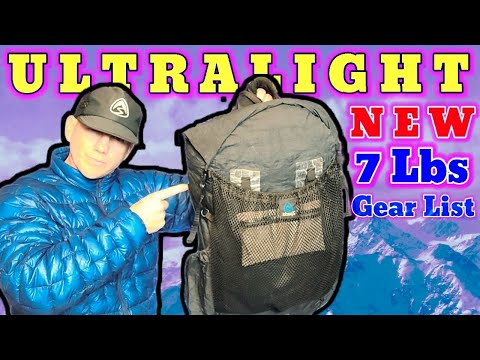 Everything You Need / 7lbs Ultralight Backpacking Gear List
