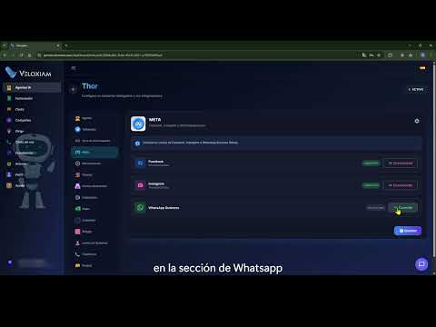 Conexión WhatsApp a Veloxiam