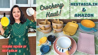 Crockery Haul from NestAsia.in & Amazon |NestAsia.in Review | Ceramic & Stoneware Crockery Haul