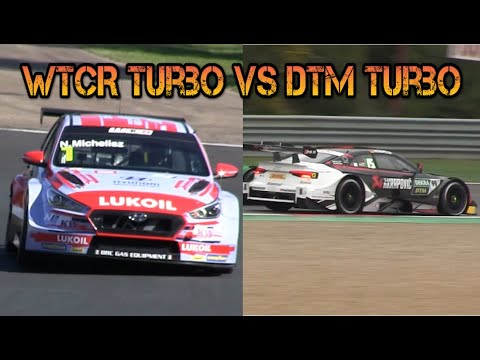 WTCR turbo VS DTM turbo Sound comparison