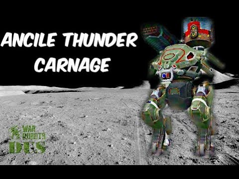 War Robots - Ancile Thunder Carnage in Moon Map