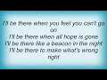 Take 6 - I'll Be There Lyrics