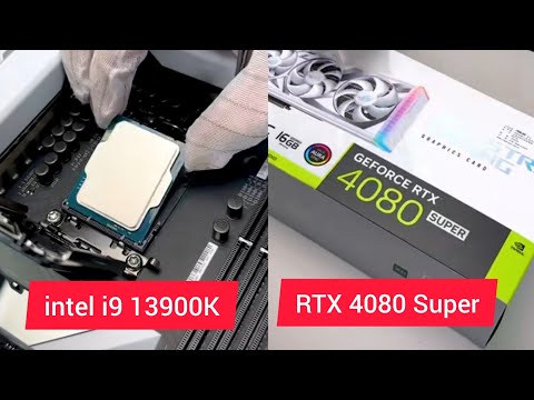 intel i9 13900K RTX 4080 Super pc build, i9 13th gen RTX 4080 Super 16GB