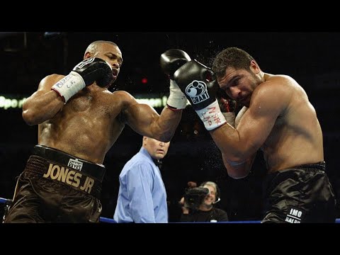 Roy Jones Jr Vs John Ruiz Highlights (WBA Title, Jones Make History)