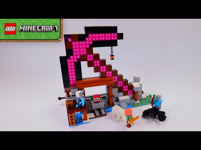 Vídeo relacionado con LEGO Minecraft La Mina del Pico - Juguete Interactivo - Figuras de Alex, Minero y Jinete Arácnido Errante - Regalo Gamer Coleccionable para Niños y Niñas de 8+ Años 21277