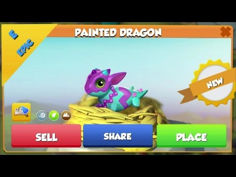 PAINTED DRAGON Hatching + Breeding the BRIAR?! - Dragon Mania Legends #483