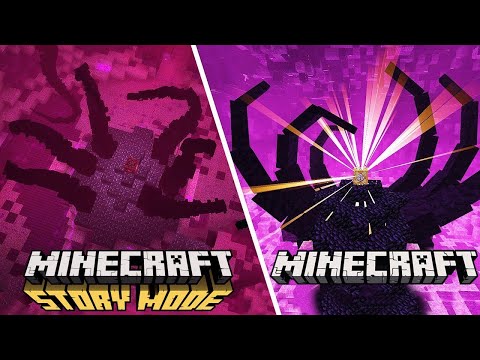 Destroying Wither Storm Command Block in Story Mode vs Minecraft