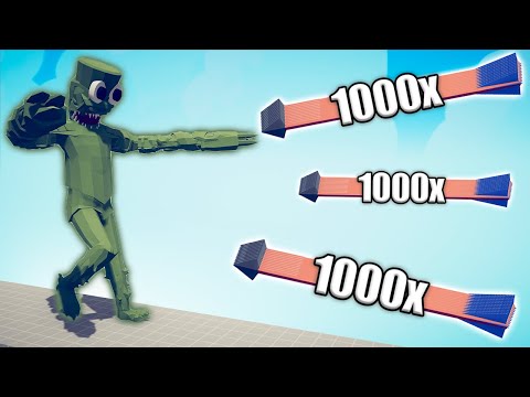 RAINBOW FRIENDS GIANT vs 1000x OVERPOWERED UNITS - TABS | Totally Accurate Battle Simulator 2023