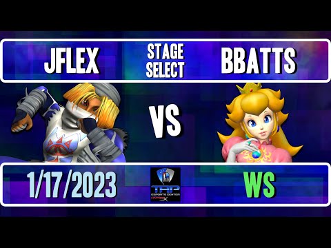 Stage Select 41: Jflex (Sheik) Vs. Bbatts (Peach) - WS
