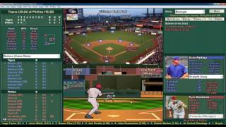 Baseball Mogul 5 23 2016 Tigers vs Phillies Pelfrey vs Kendrick