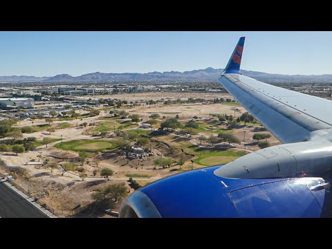 Landing Into Las Vegas: Sun Country 737-800 (N825SY)