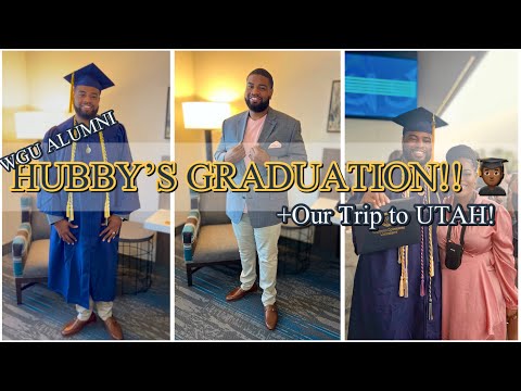 My Husband's Graduation Vlog + Our Trip to Salt Lake City Utah & Pure Black Excellence | #wgu WGU
