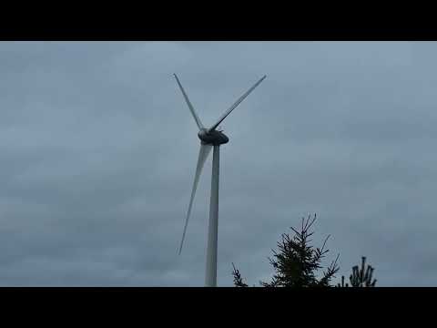 Lilla edet wind farm return. With Enercon E-53, E-82 And Vestas V90 Wind turbines