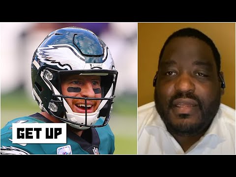 達米恩·伍迪（Damien Woody）：卡森·溫茲（Carson Wentz）像個魯蛇！傑倫·赫茲（Jalen Hurts）準備接班？｜Get Up (Carson Wentz looks like a scrub and Jalen Hurts will probably replace him - Damien Woody | Get Up)