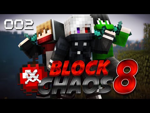 Minecraft Block Chaos UHC S8 - EP2: "We're Enchanted Boys!"