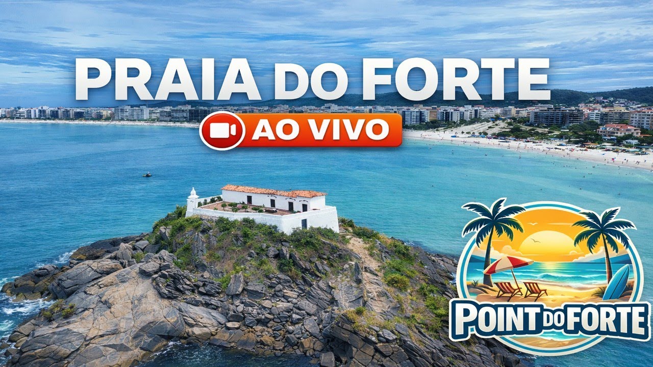 Live webcam view of Orilla de Praia do Forte, Cabo Frío