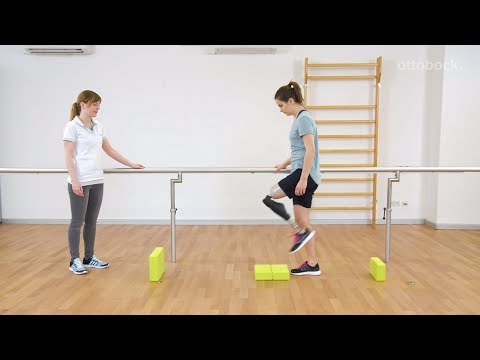 Genium/Genium X3 gait training -Stairs & obstacle function: In action | Ottobock
