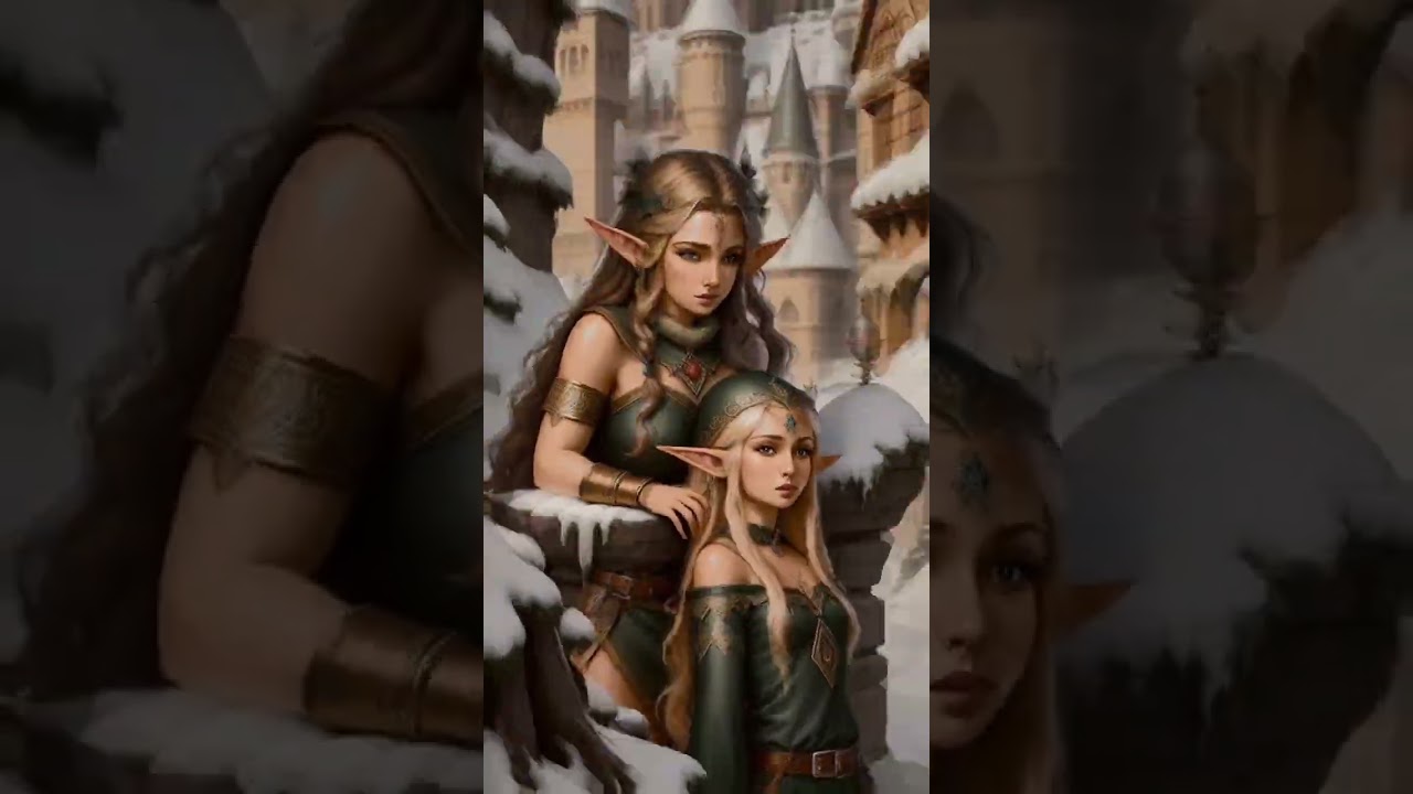 beautiful girls transformation,  fantasy elf . #elf #fantasy