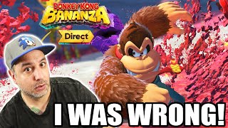 I WAS WRONG! The Donkey Kong Bananza Nintendo Direct Was A Game Changer