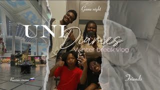 Uni-Diaries|| EP-10| Russian cinema, game night, life if an international student in Russia 🇷🇺 ……