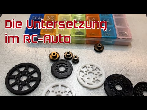 Die Untersetzung / Ritzelung im RC-Auto -  1:10 Tourenwagen