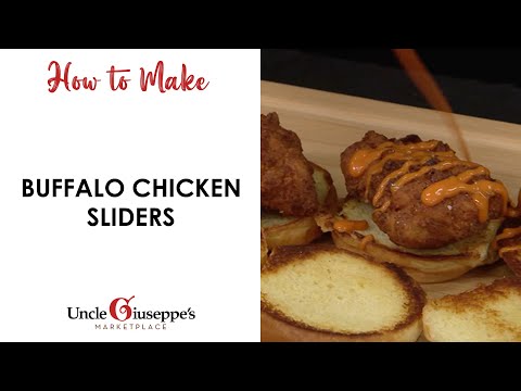 Buffalo Chicken Sliders Recipe | Uncle G's "What's Cooking" Recipes