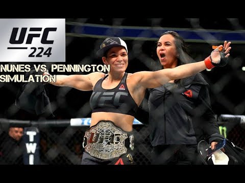 UFC 224 - Nunes Vs. Pennington Simulation