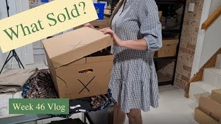 Selling Second-Hand Items On eBay, Poshmark & Depop - Week 46 Vlog | Reselling Full Time In AUS