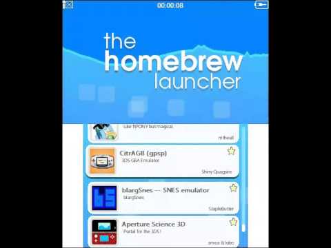 how to run 3ds games through the homebrew launcher