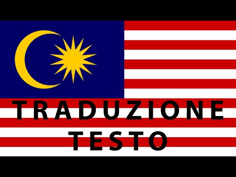 Inno nazionale della Malesia TRADUZIONE + TESTO sottotitoli in Italiano national anthem Negaraku