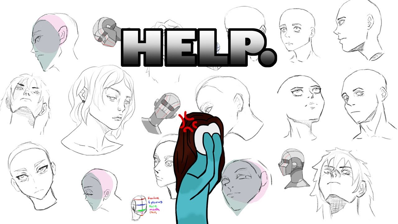 Learning How to Draw Faces and Heads!?