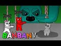 Cute Garten of Banban 5  jumpscare Animation (Benito, KITTYSAURUS) | Garten of Banban 5 animation