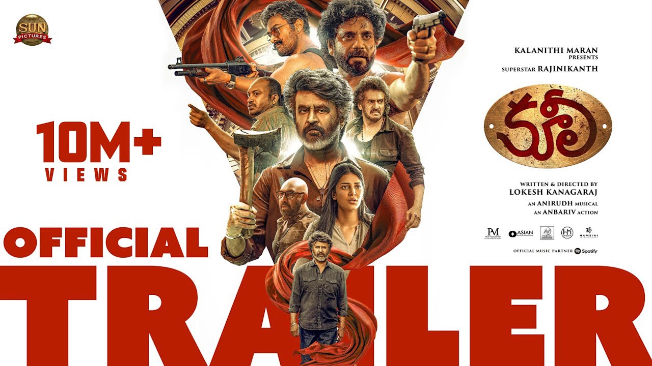 Coolie - Official Telugu Trailer | Superstar Rajinikanth | Sun Pictures | Lokesh | Anirudh