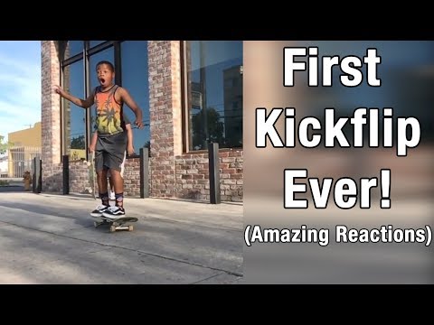 People Land Kickflip for The FIRST TIME! Video