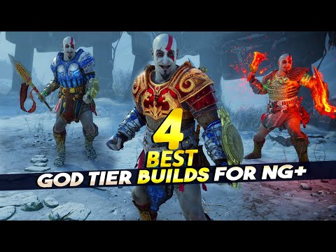 Try These 4 INSANE NG+ Builds 😲 Cooldown/Realm Shift/High Damage/Unkillable Build | GOW Ragnarok