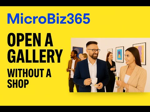 Start an Art Gallery Business: Start This for Under £300 - low-cost business idea