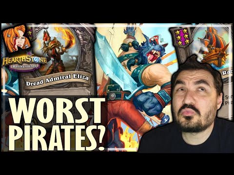 WORST PIRATE BUILD EVER?! - Hearthstone Battlegrounds
