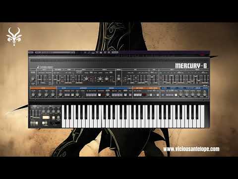 Cherry Audio Mercury-6 Synth Presets - Blade Synths patches walkthrough Vicious Antelope