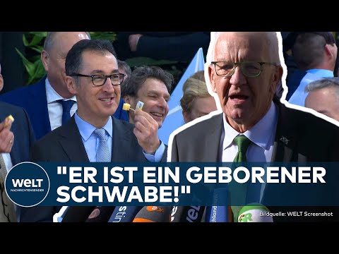Video Thumbnail: GRÜNE BADEN-WÜRTTEMBERG: Kretschmann gibt bekannt - Cem Özdemir wird Spitzenkandidat im Ländle!
