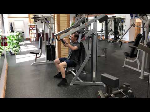 Hammer Strength Two Hand Seated Incline Chest Press