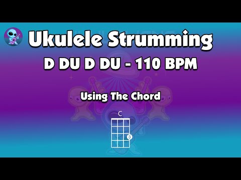 Ukulele Strumming Practice - Play Along #1 110bpm