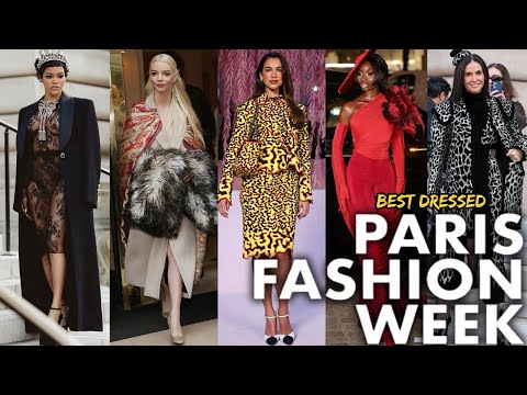 TOP 10 BEST DRESSED CELEBRITIES AT PARIS FASHION WEEK 2026! (HAUTE COUTURE)