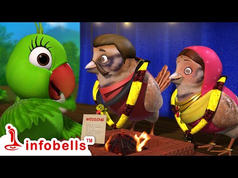 Chimna Chimnicha Lagina Song | Marathi Rhymes for Children & Balgeet | Infobells